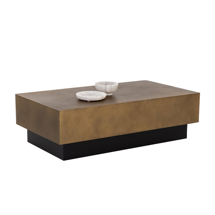 Sunpan Blakely Rectangular Powder Coated Iron Coffee Table