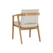 Sunpan Modern Coraline Outdoor Wood Dining Armchair