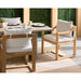 Sunpan Modern Tahiti Outdoor Wood Dining Armchair