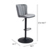 Zuo Tarley Adjustable Barstool