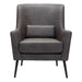 Zuo Modern Ontario Grey Accent Chair