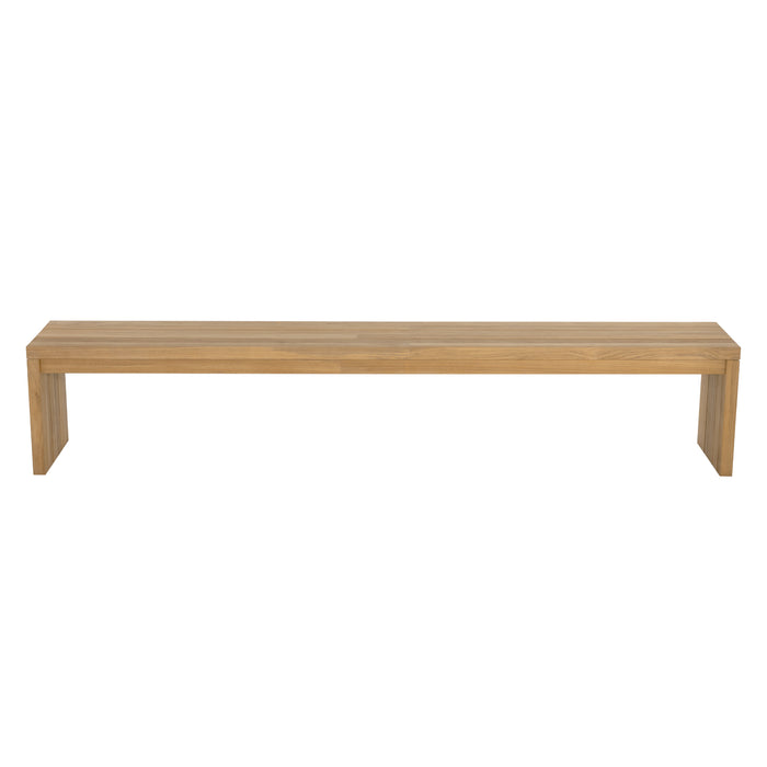 Sunpan Natural Viga Indoor and Outdoor Wood Bench