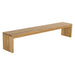 Sunpan Natural Viga Indoor and Outdoor Wood Bench