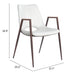 Zuo Desi Dining Arm Chair