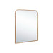 Sunpan Modern Calabasas Iron Rectangle Wall Mirror