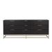 Sunpan Rebel Solid Oak Wood Wide Dresser