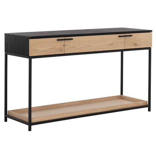 Sunpan Rosso Sustainable Solid Oak Wood Console Table 