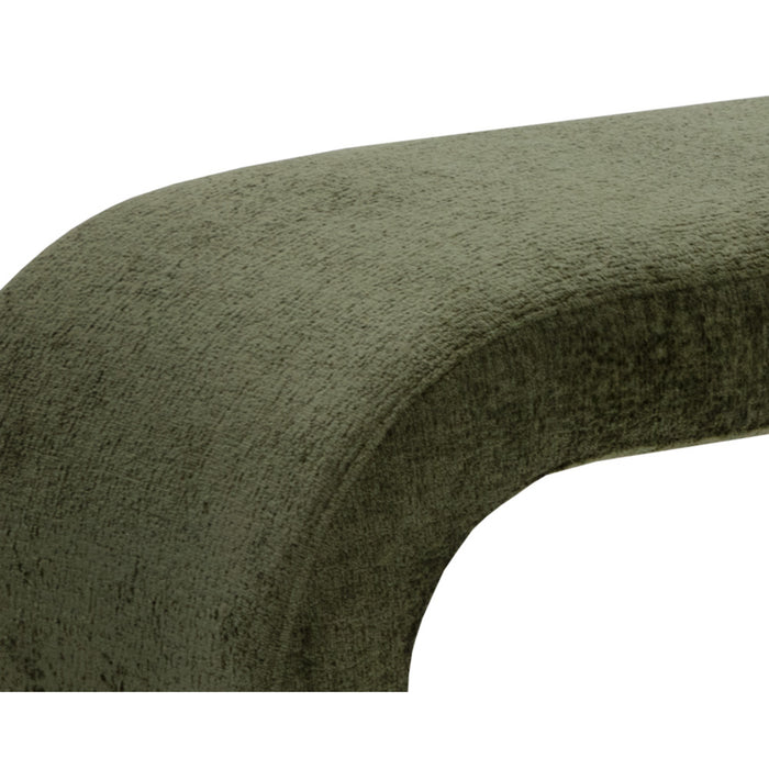 Sunpan Nahara Fully Upholstered Fabric Bench