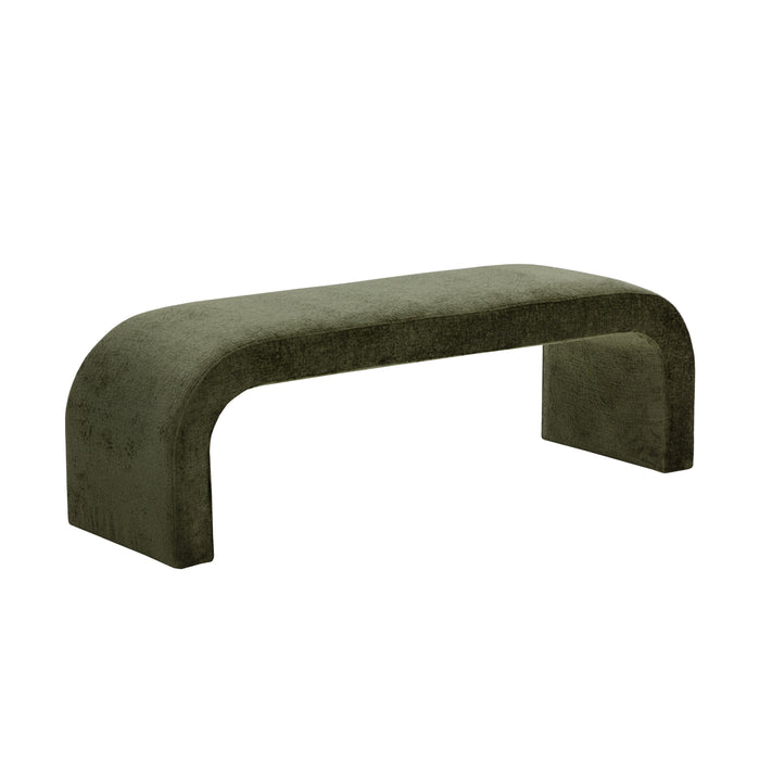 Sunpan Nahara Fully Upholstered Fabric Bench