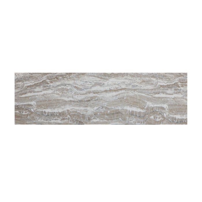 Sunpan Colohan Grey Faux Marble Look Concrete Bench