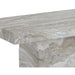 Sunpan Colohan Grey Faux Marble Look Concrete Bench