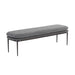 Sunpan Koffi Polyester Fabric Metal Base Bench