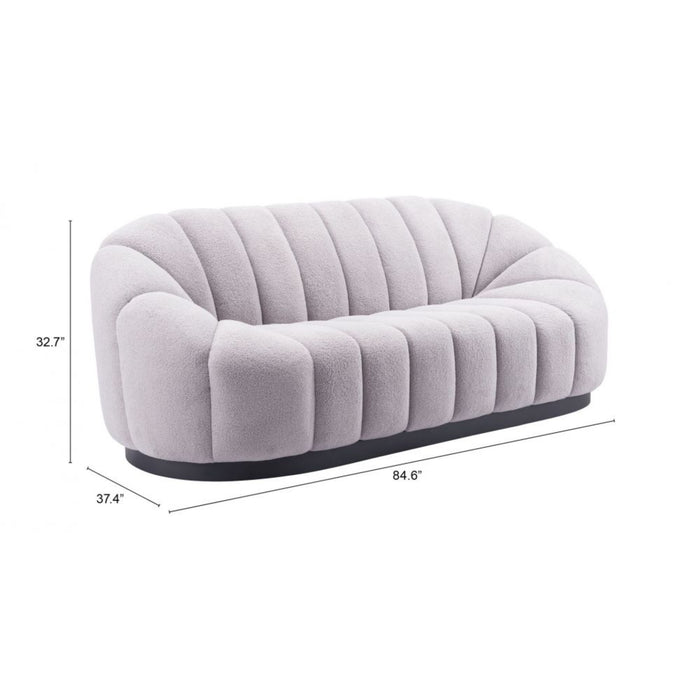 Zuo Modern Bhutan White Sofa