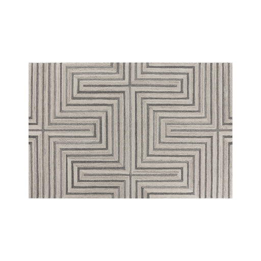 Sunpan Oslow Beige Hand-Tufted Wool Area Rug