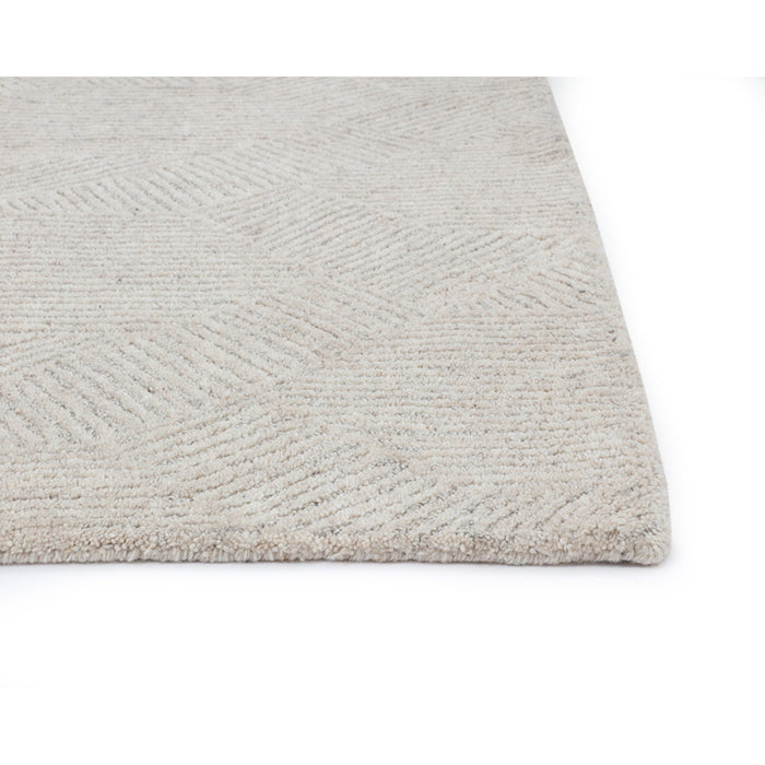 Sunpan Calais Hand-Tufted Wool Light Grey Area Rug