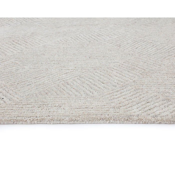 Sunpan Calais Hand-Tufted Wool Light Grey Area Rug