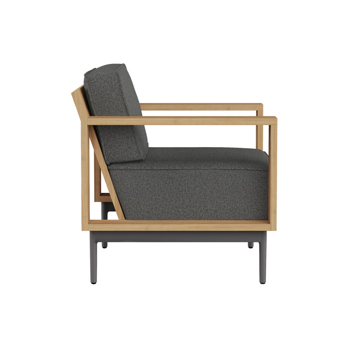 Sunpan Modern Cagliari Armchair Fabric Lounge Chair