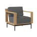 Sunpan Modern Cagliari Armchair Fabric Lounge Chair