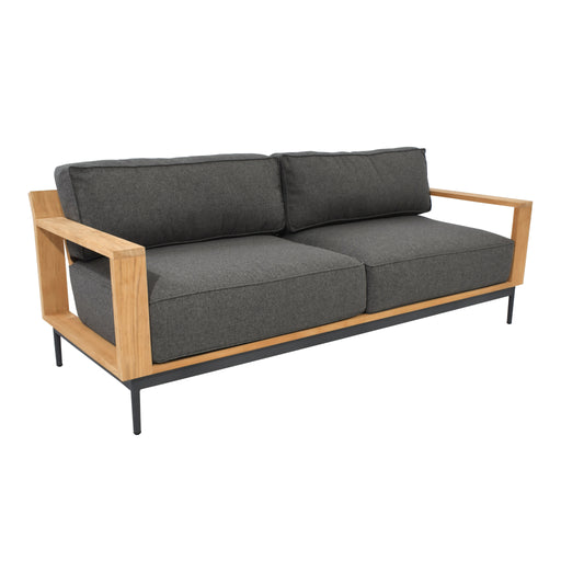 Sunpan Modern Grey Cagliari Fabric Sofa