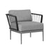 Sunpan Modern Catania Weatherproof Fabric Outdoor Armchair