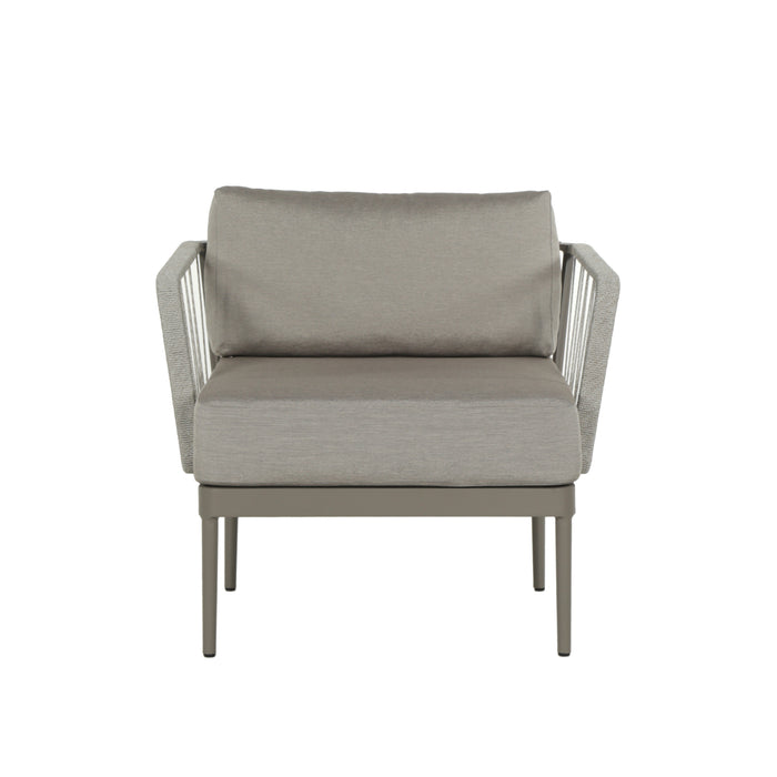 Sunpan Modern Catania Weatherproof Fabric Outdoor Armchair