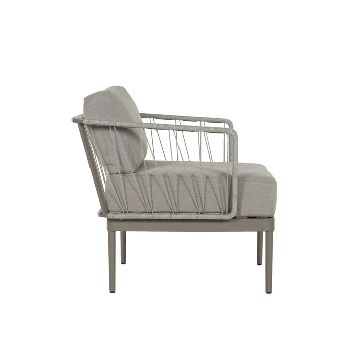 Sunpan Modern Catania Weatherproof Fabric Outdoor Armchair