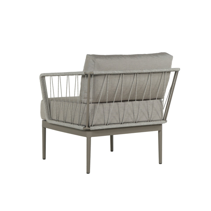 Sunpan Modern Catania Weatherproof Fabric Outdoor Armchair