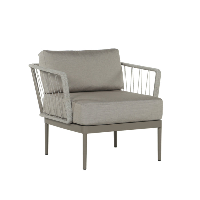 Sunpan Modern Catania Weatherproof Fabric Outdoor Armchair