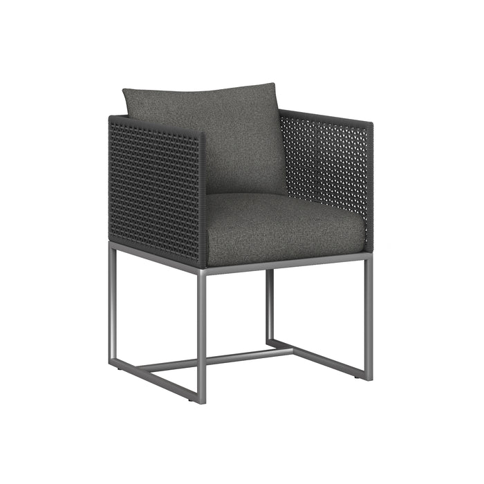 Sunpan Modern Crete Outdoor Fabric Dining Armchair