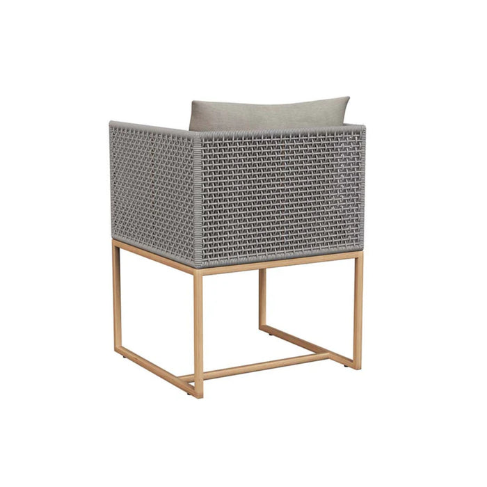 Sunpan Modern Crete Outdoor Fabric Dining Armchair