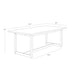 Sunpan Geneve Extension Rectangle Wood Dining Table