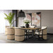 Sunpan Geneve Extension Rectangle Wood Dining Table