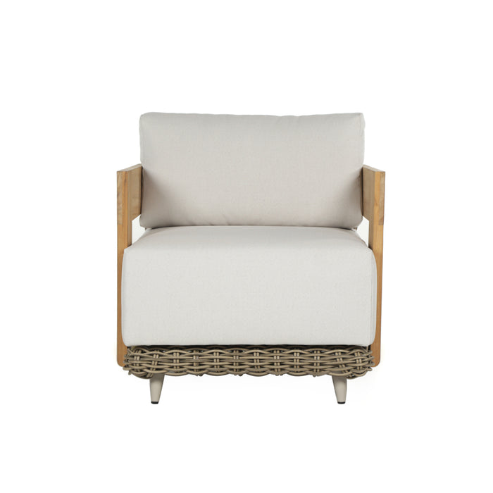 Sunpan Modern Potenza Weatherproof Fabric Outdoor Armchair