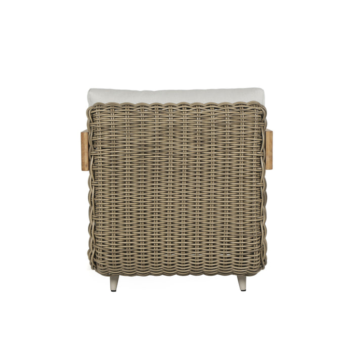 Sunpan Modern Potenza Weatherproof Fabric Outdoor Armchair