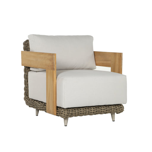 Sunpan Modern Potenza Weatherproof Fabric Outdoor Armchair