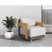 Sunpan Modern Potenza Weatherproof Fabric Outdoor Armchair