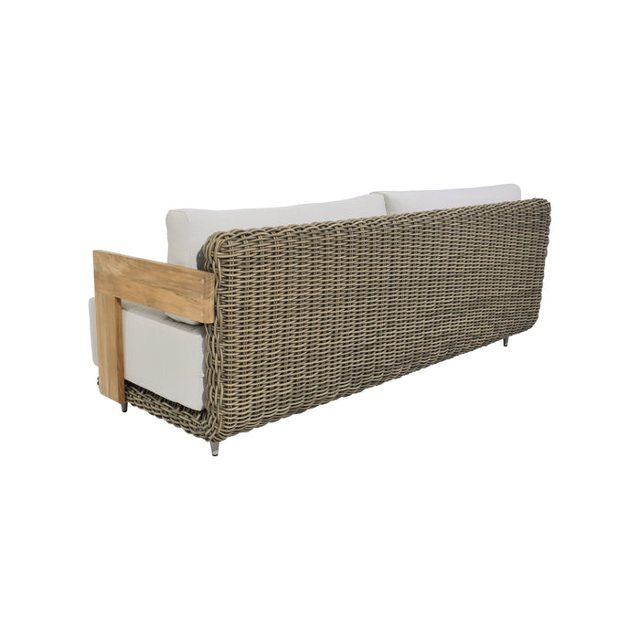 Sunpan Modern Potenza Weatherproof Fabric Outdoor Sofa