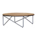 Sunpan Rimini Round Outdoor Wood Coffee Table