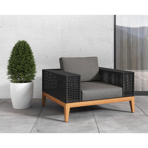 Sunpan Salerno Gracebay Grey Modern Armchair 