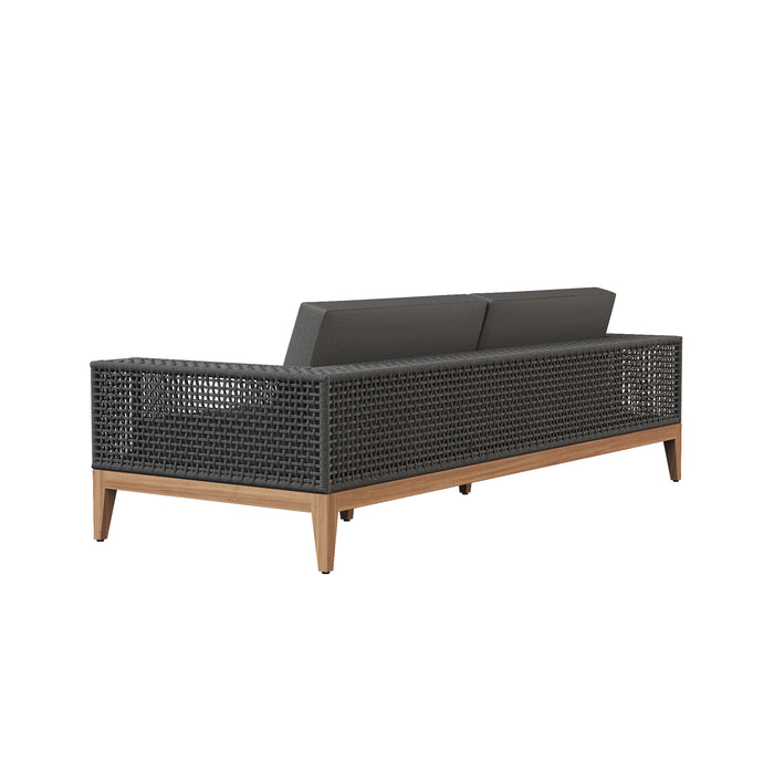 Sunpan Salerno 2-Seater Weatherproof Fabric Outdoor Sofa