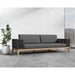 Sunpan Salerno 2-Seater Weatherproof Fabric Outdoor Sofa