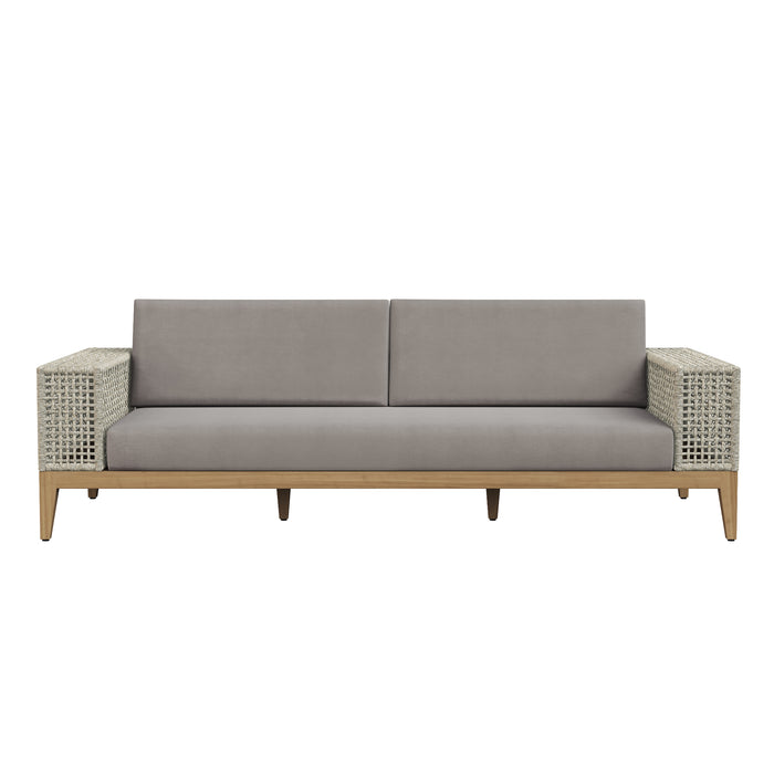 Sunpan Salerno 2-Seater Weatherproof Fabric Outdoor Sofa