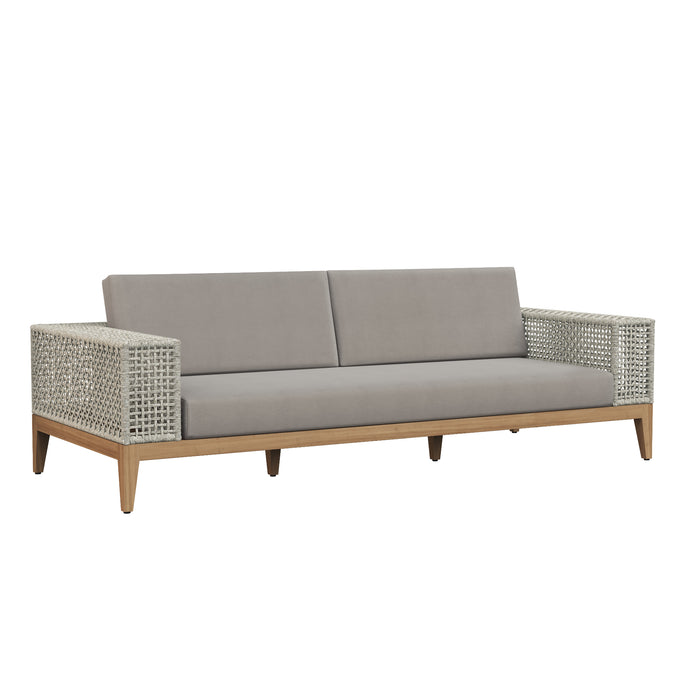 Sunpan Salerno 2-Seater Weatherproof Fabric Outdoor Sofa