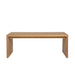 Sunpan Modern Viga Rectangle Outdoor Wood Coffee Table