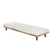 Sunpan Modern Geneve White Outdoor Sun Lounger