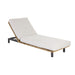 Sunpan Modern Geneve White Outdoor Sun Lounger