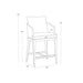 Sunpan Modern Grey Capri Wood Counter Stool