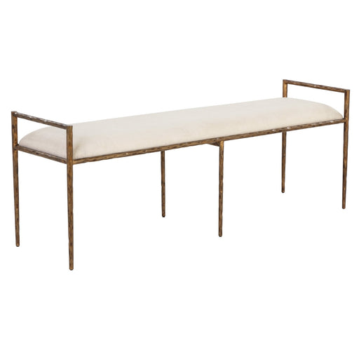 Sunpan Esai Handcrafted Polyester Fabric Bench