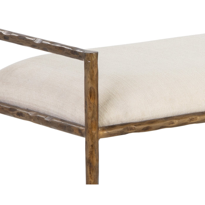 Sunpan Esai Handcrafted Polyester Fabric Bench