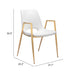 Zuo Desi Dining Arm Chair